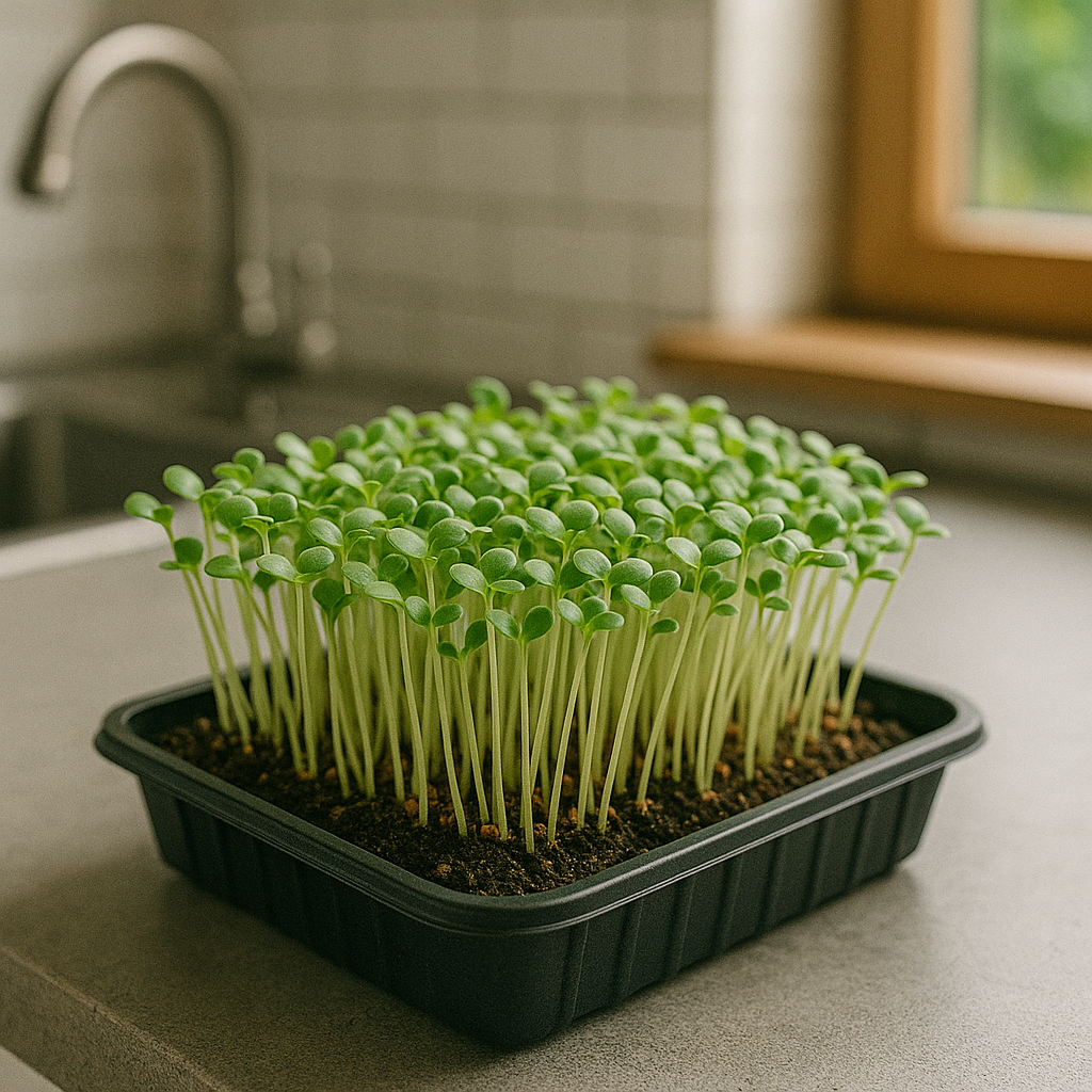 Fresh Cauliflower Microgreens