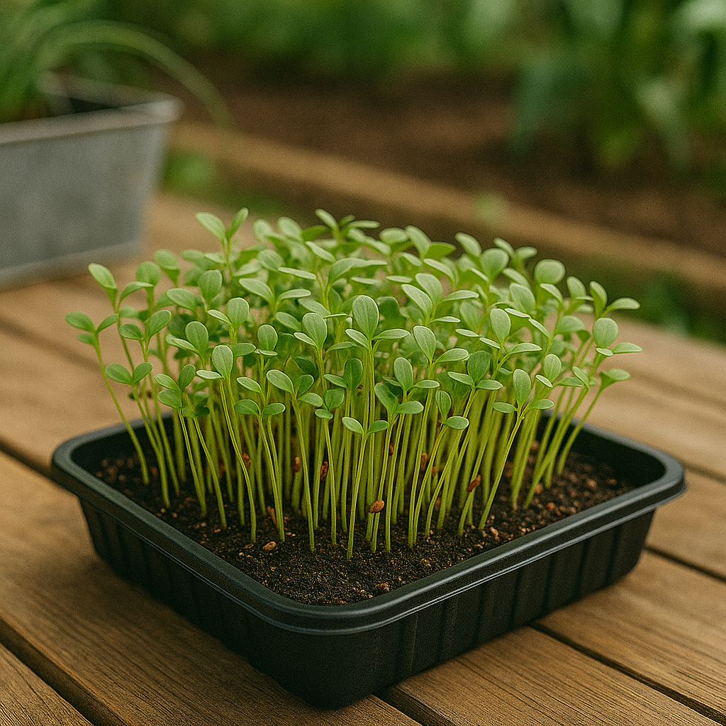 Fresh Flax Microgreens