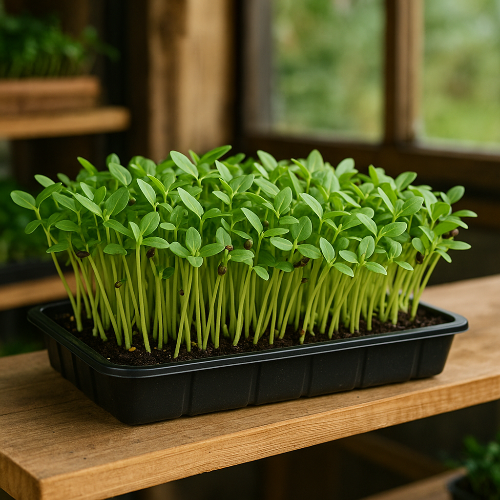 Fresh GreenGram Microgreens