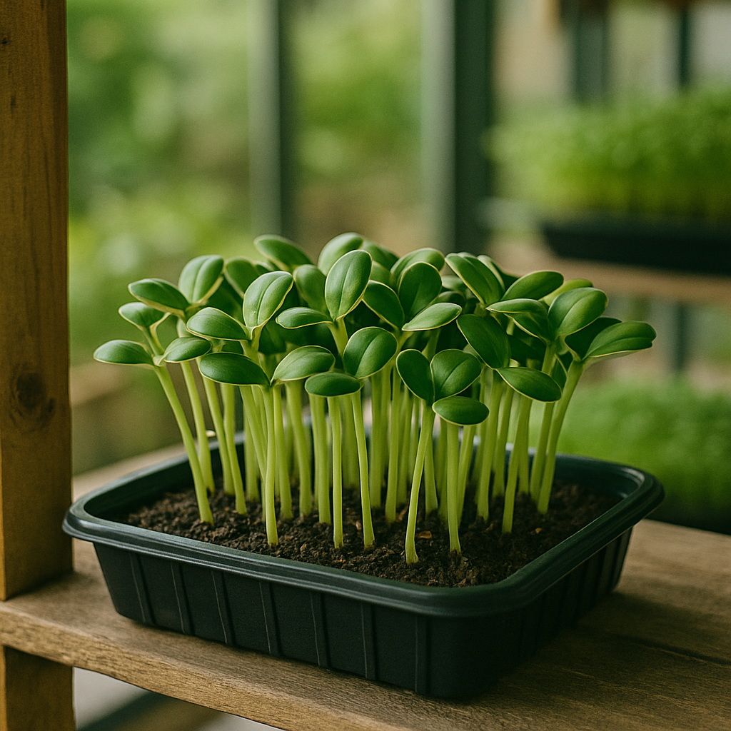 Fresh Sunflower Microgreens