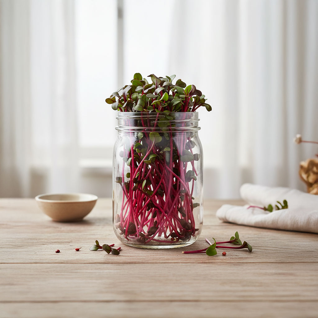 Fresh Beetroot Sprouts