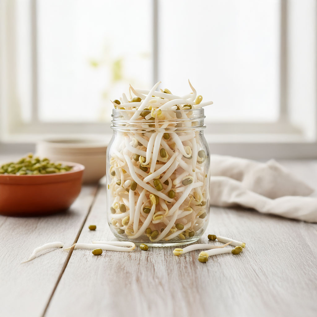 Fresh Mung Bean Sprouts